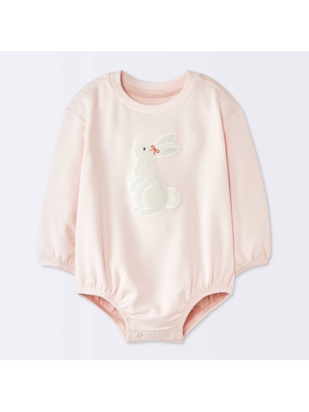 Baby Pink Bunny One-Piece Romper
